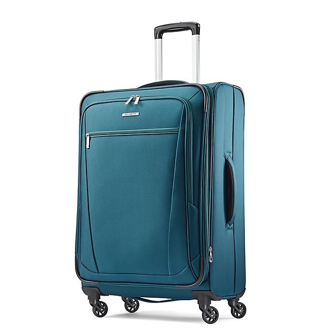 slide 1 of 5, Samsonite Ascella Spinner Checked Luggage - Teal, 25 in