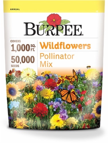 slide 1 of 1, Burpee Wildflowers Pollinator Mix Seeds - Multi-Color, 1 ct