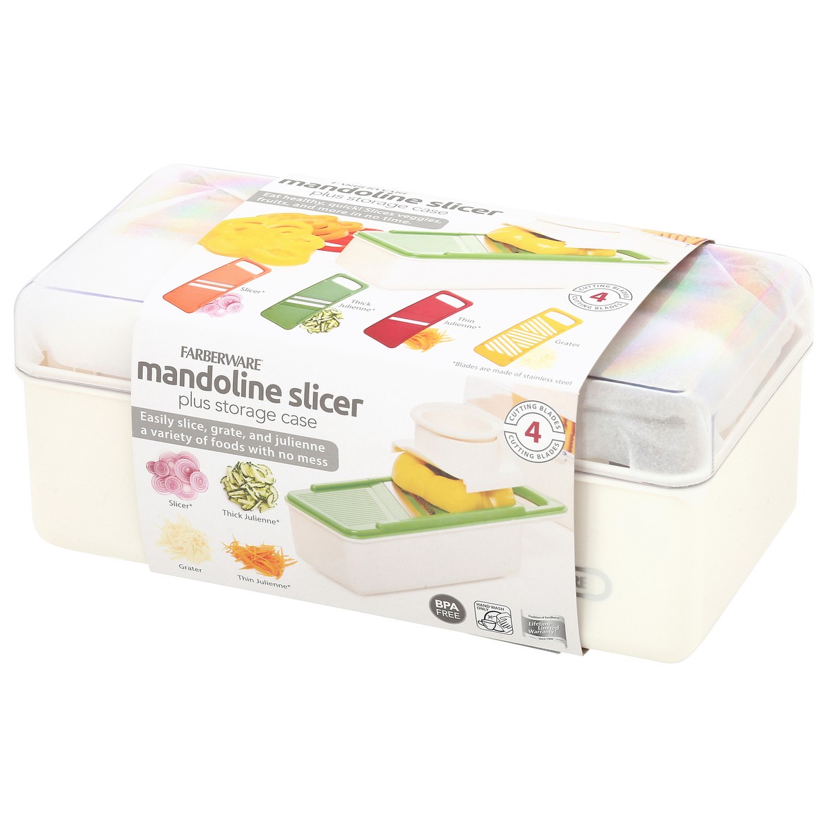 slide 7 of 13, Farberware Mandoline Slicer Plus Storage Case 1 Each, 1 ct