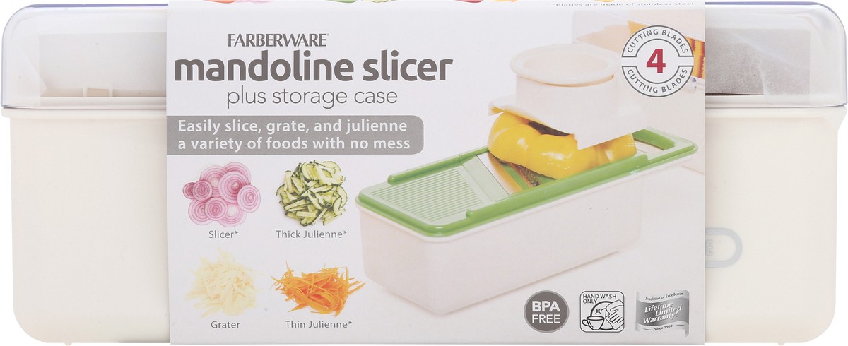 slide 13 of 13, Farberware Mandoline Slicer Plus Storage Case 1 Each, 1 ct