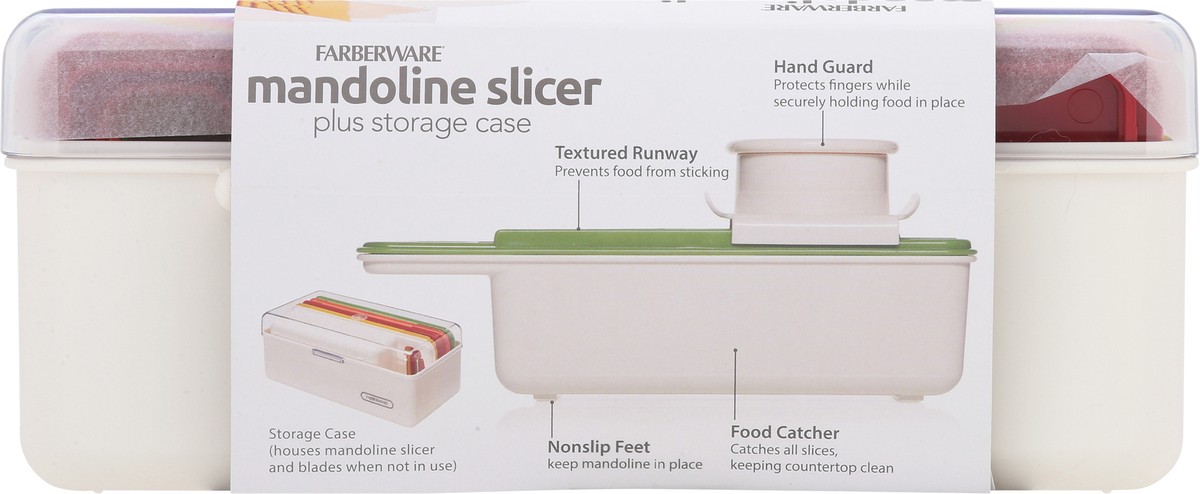 slide 4 of 13, Farberware Mandoline Slicer Plus Storage Case 1 Each, 1 ct