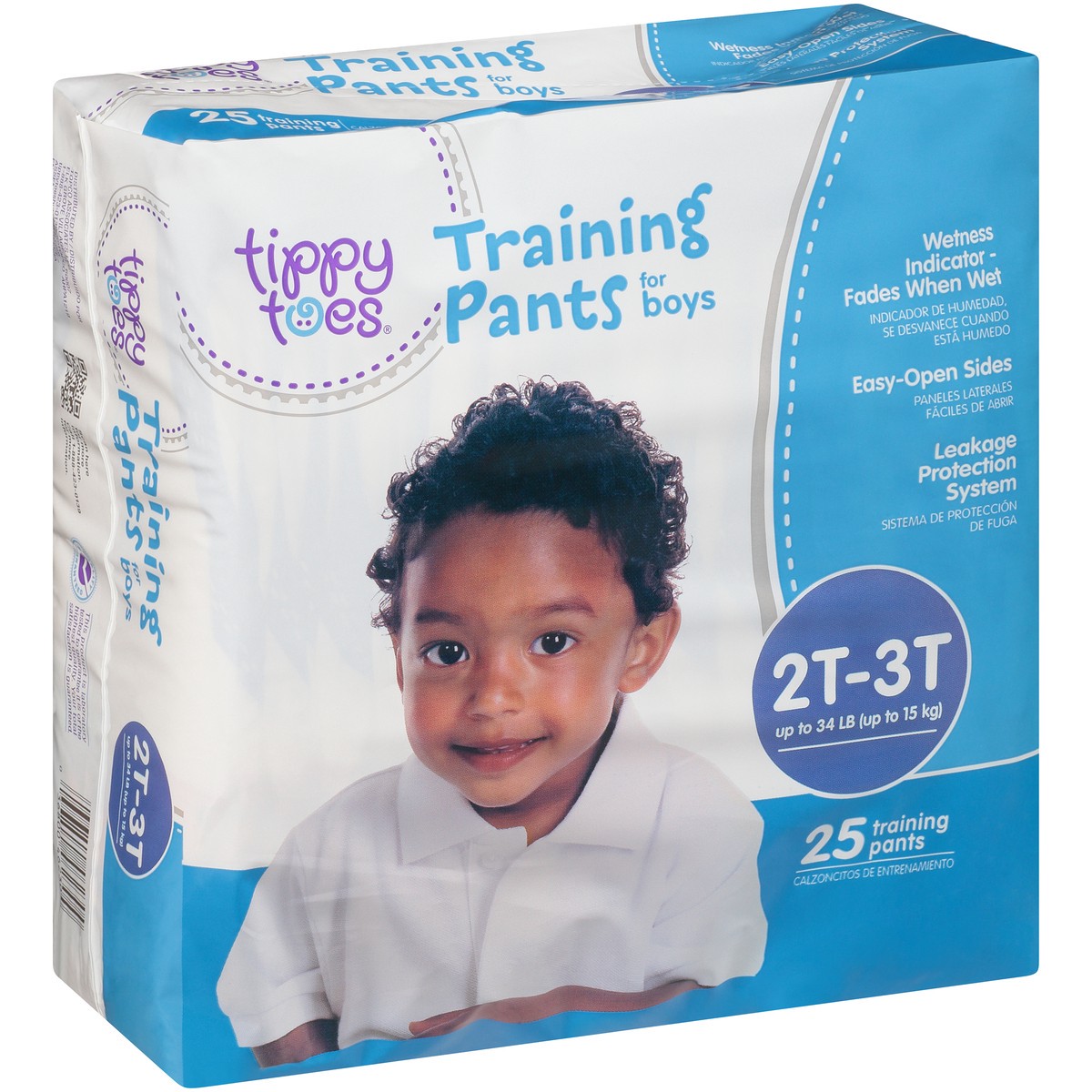 slide 2 of 8, Tippy Toes 2T-3T Boy's Training Pant, 22 ct