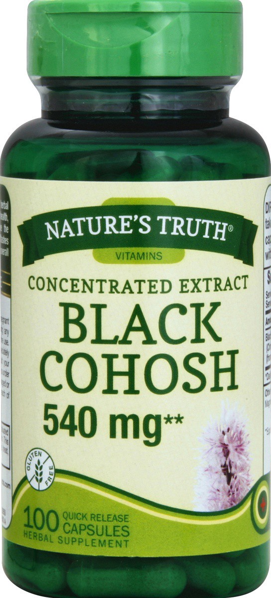 slide 5 of 5, Nature's Truth Black Cohosh 540 mg - 100 Count, 100 ct