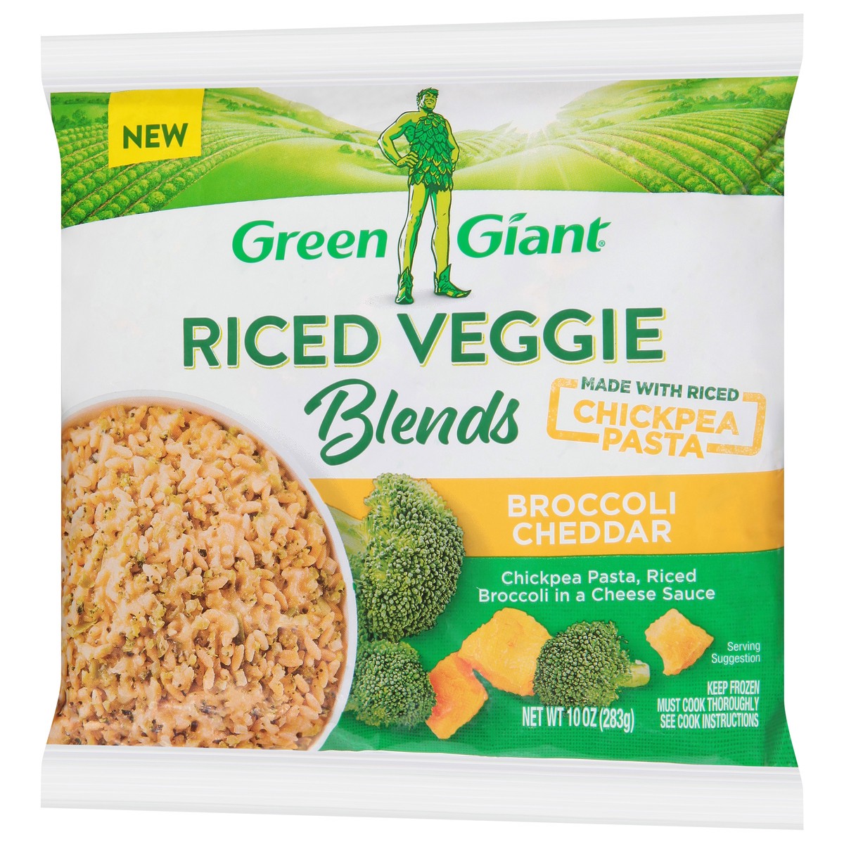slide 12 of 13, Green Giant Broccoli Cheddar Riced Veggie Blends 10 oz, 10 oz