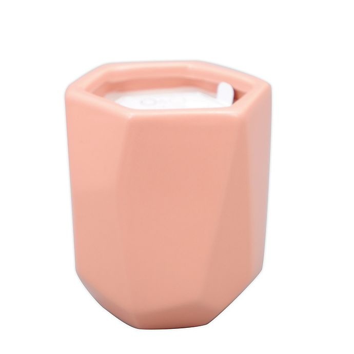 slide 1 of 1, O&O by Olivia & Oliver Tobacco Faceted Candle - Blush, 11 oz