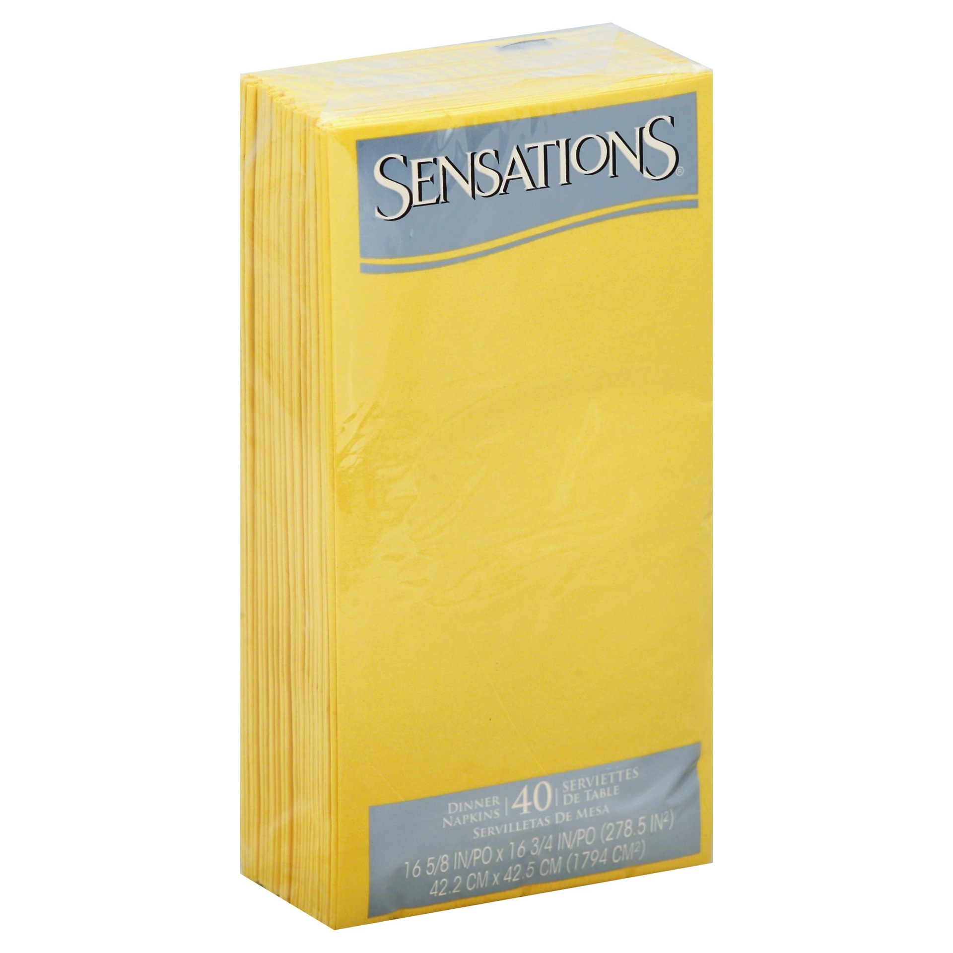 slide 1 of 4, Sensations Napkins 40 ea, 40 ct