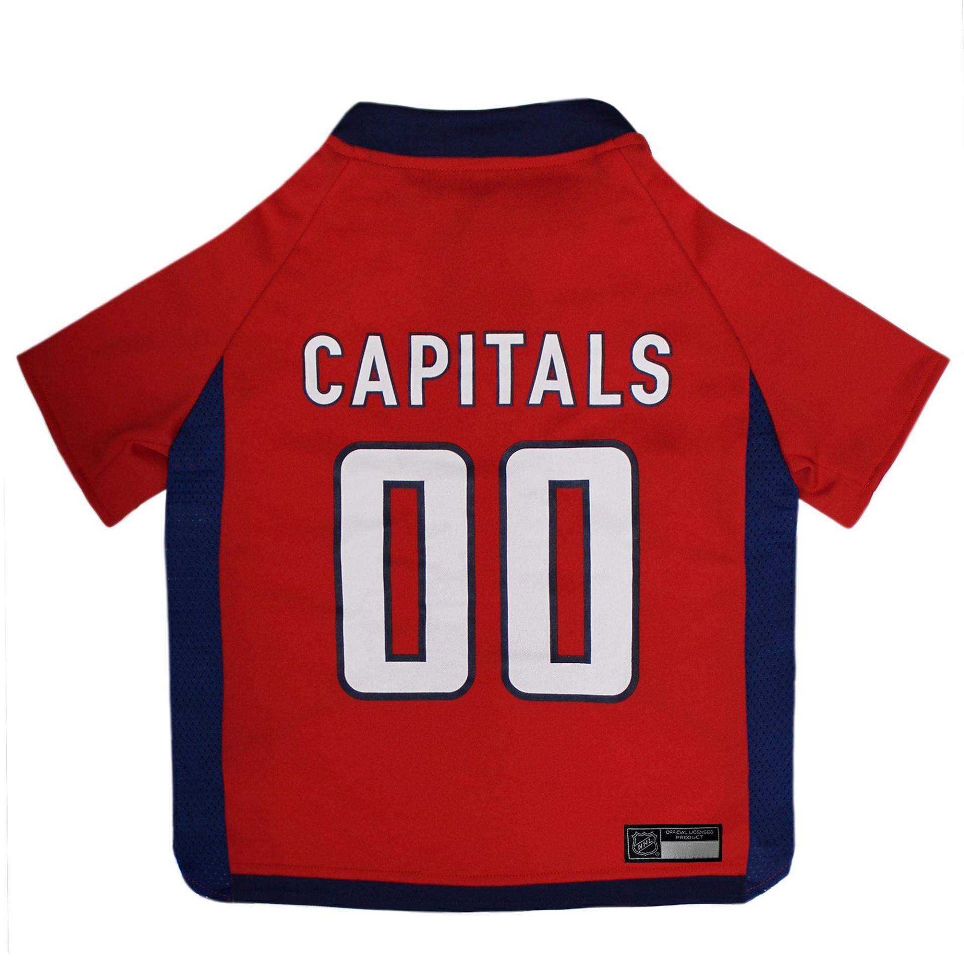 slide 1 of 1, Pets First Washington Capitals Dog Jersey, MED