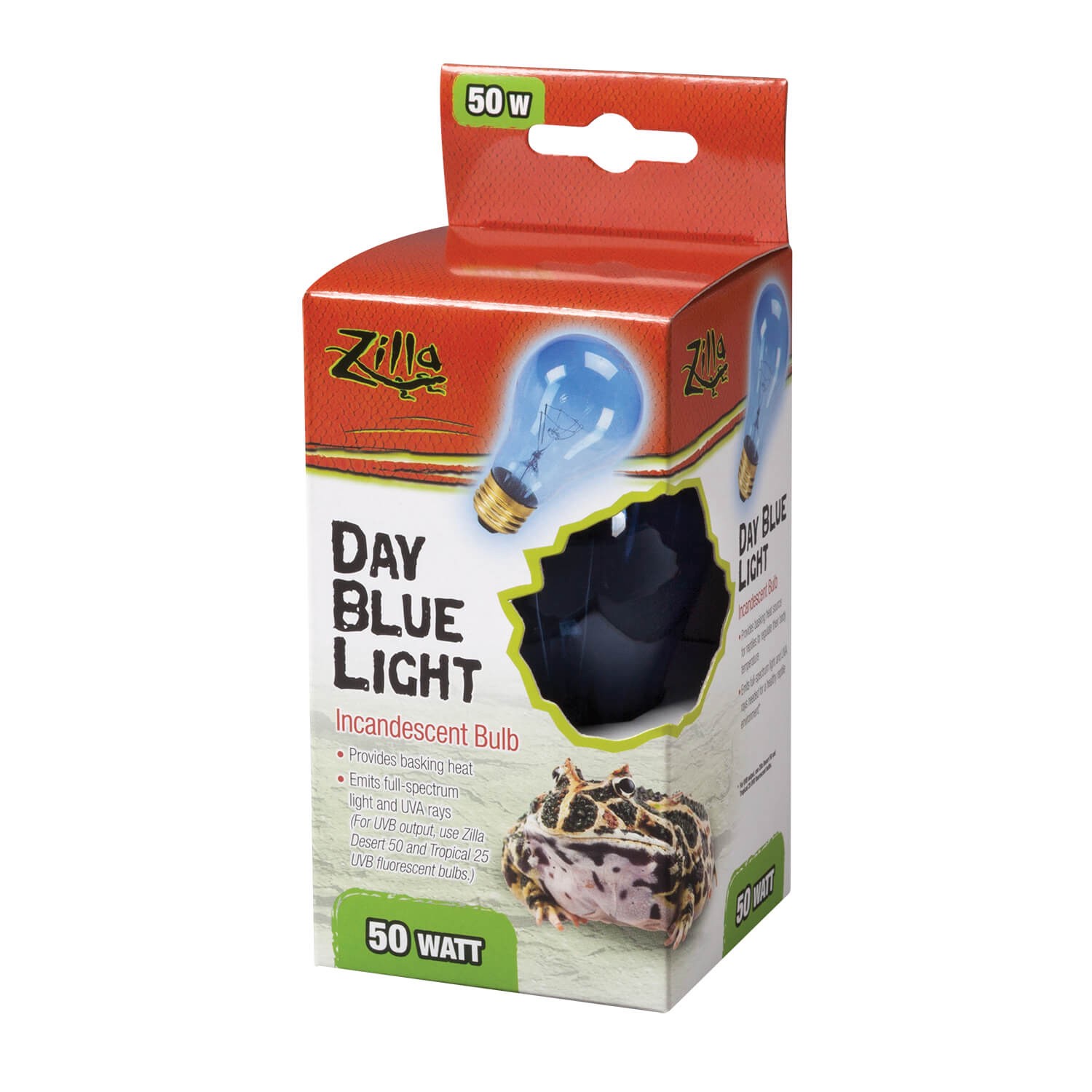 slide 3 of 6, Zilla Incandescent Bulbs Day Blue 50 Watts, 1 ct