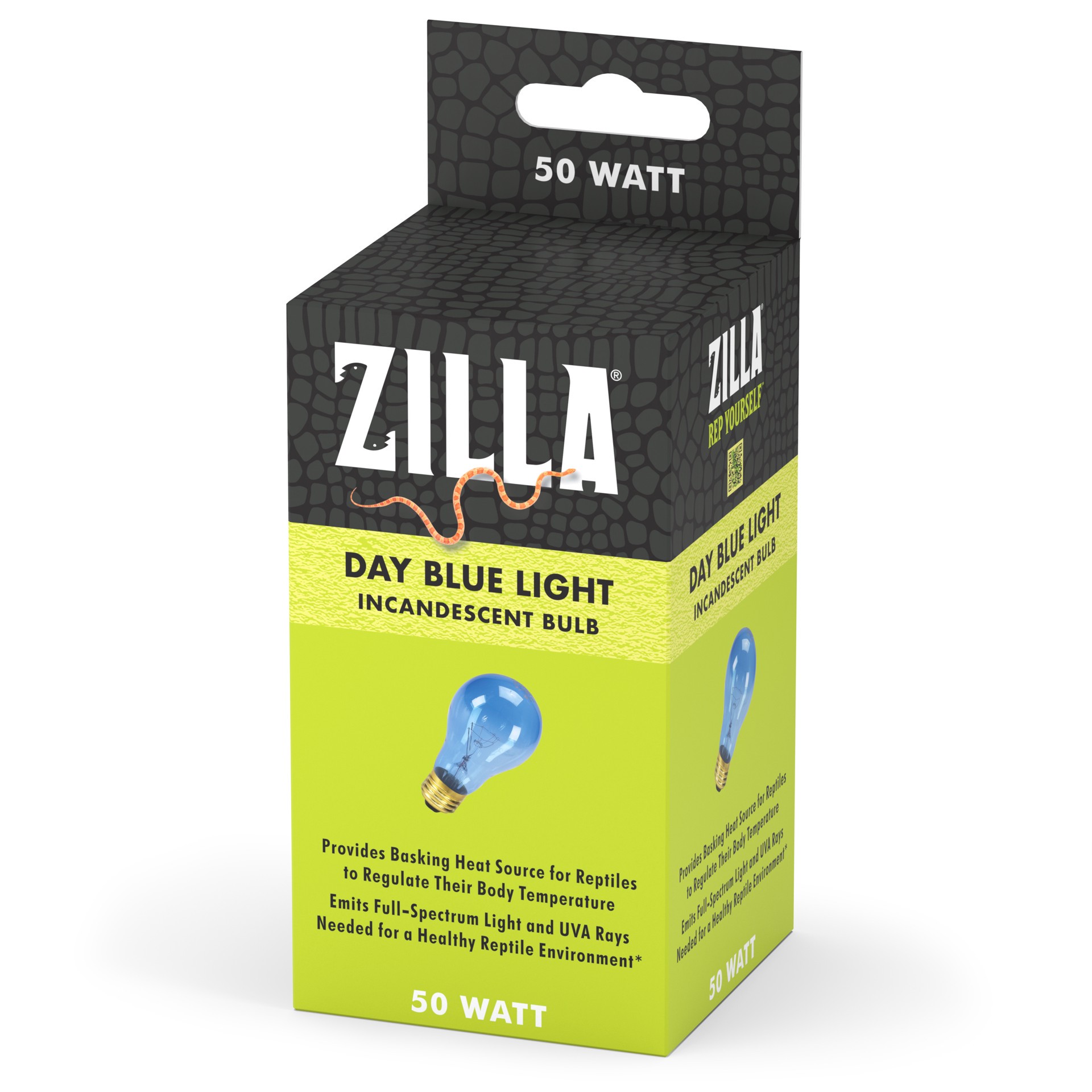 slide 1 of 6, Zilla Incandescent Bulbs Day Blue 50 Watts, 1 ct