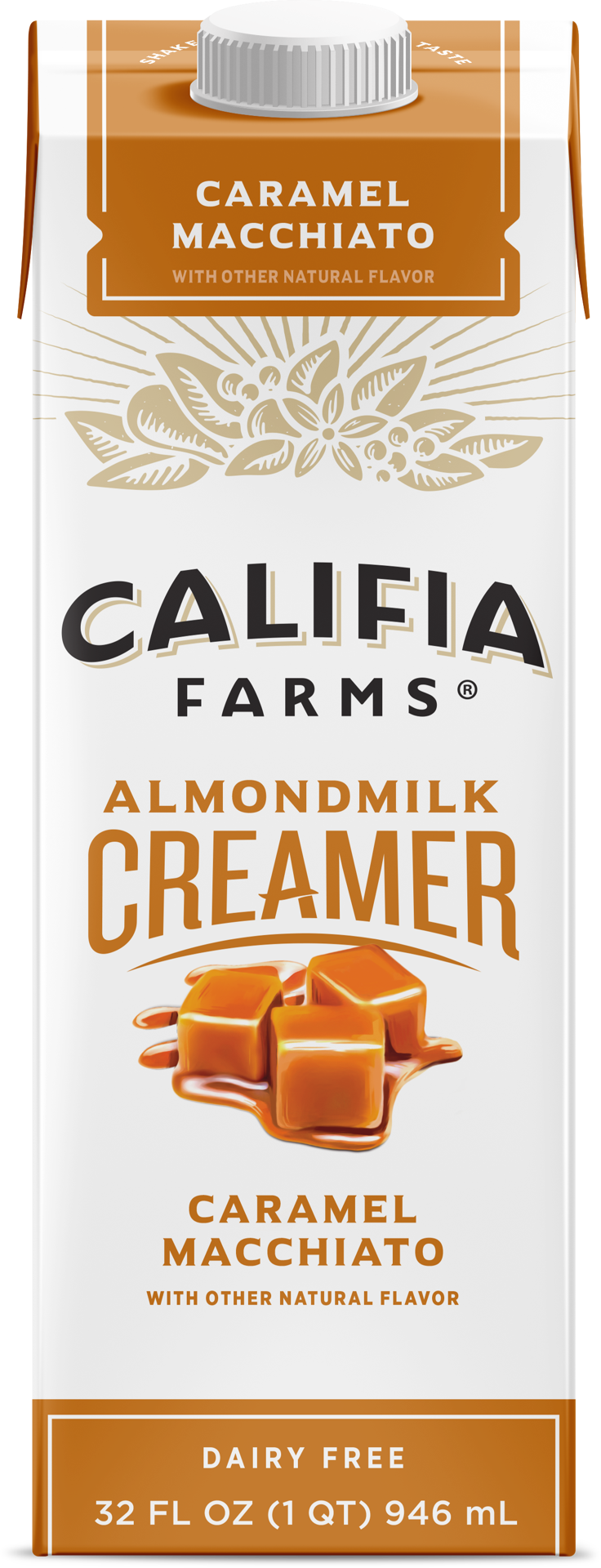 slide 1 of 1, Califia Farms Caramel Macchiato Almond Milk Coffee Creamer, 32 fl oz