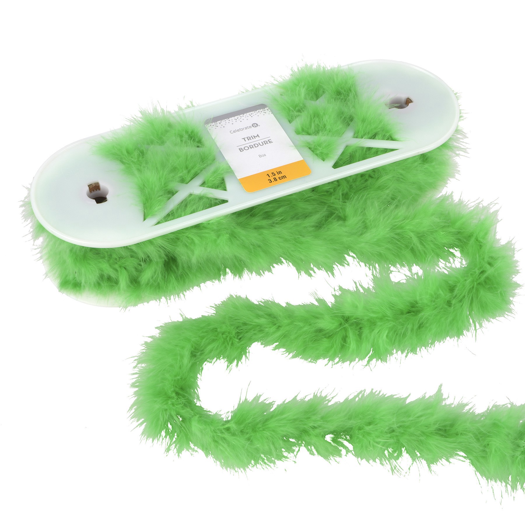 slide 3 of 3, 1 1/2" Feather Boa Trim By Celebrate It, 