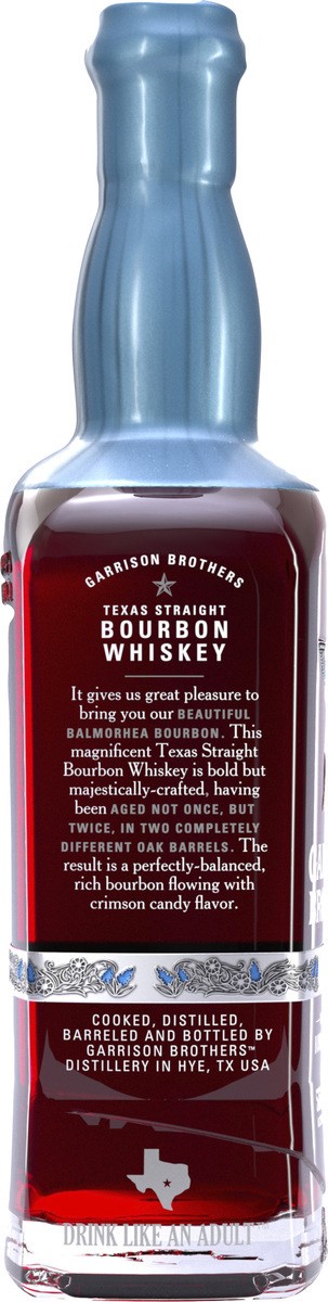 slide 5 of 6, Garrison Brothers Distillery Garrison Brothers Balmorhea Texas Straight Bourbon Whiskey, 750ml Bottle, 115 Proof, 750 ml