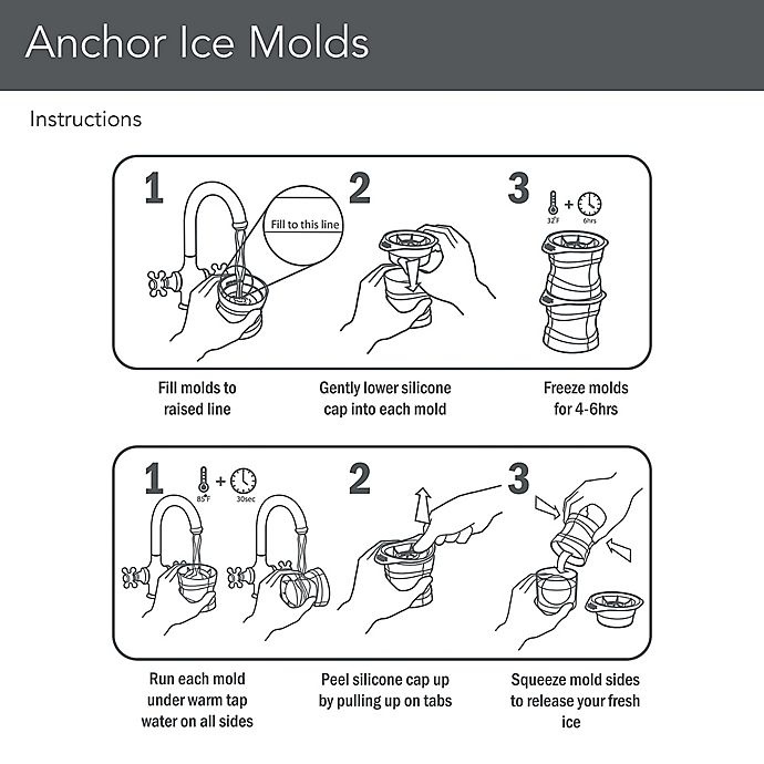 Tovolo Anchor Ice Molds