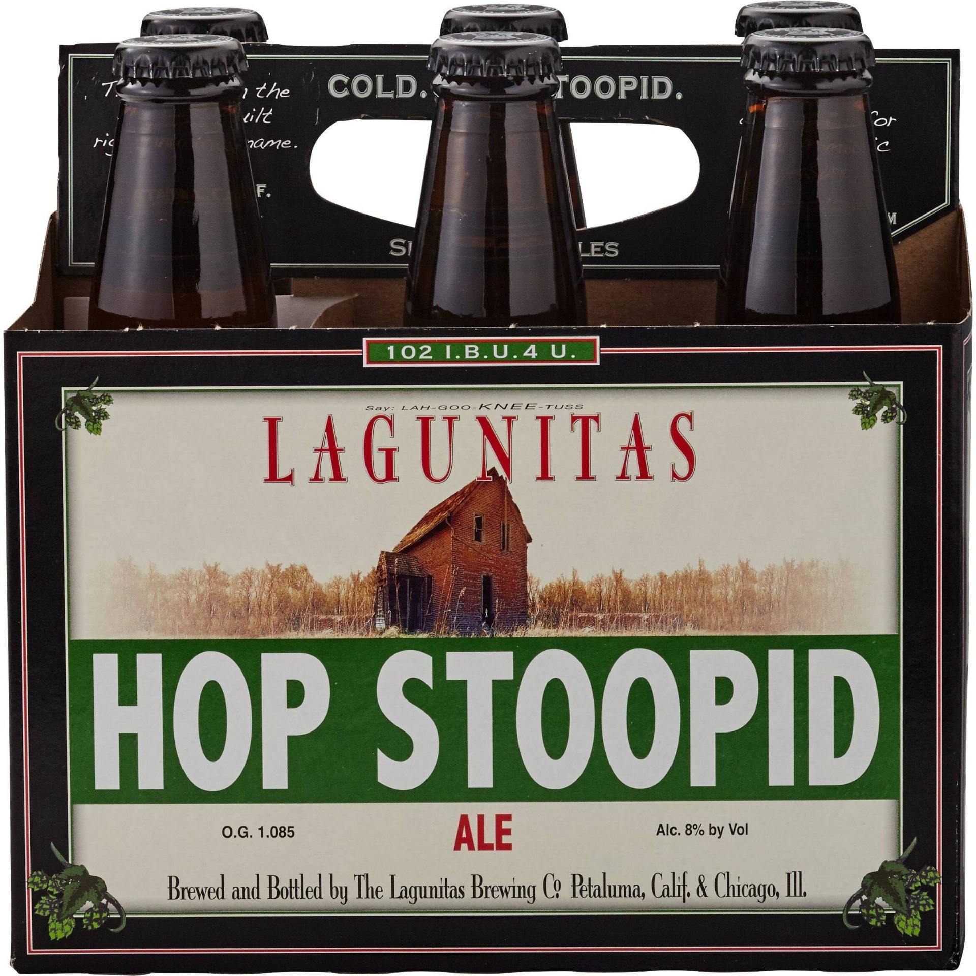 slide 1 of 3, Lagunitas Hop Stoopid, 6 ct; 12 oz