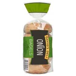 David's Deli Onion Bagels, 5 ct