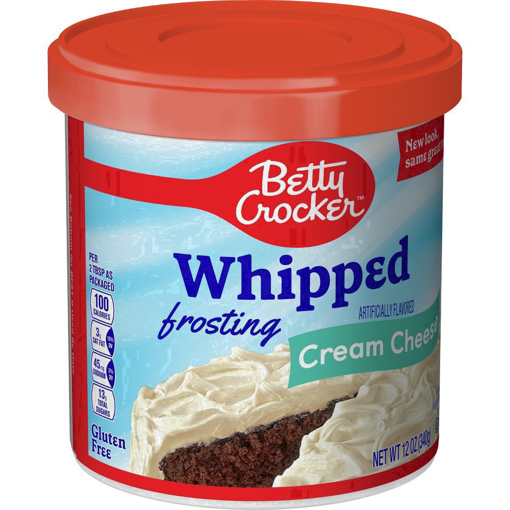 slide 97 of 139, Betty Crocker Gluten Free Whipped Cream Cheese Frosting, 12 oz., 12 oz
