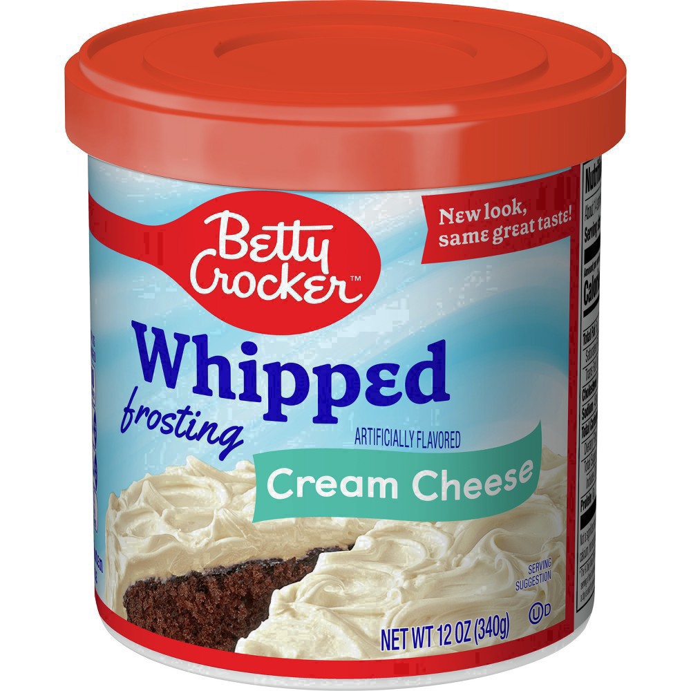 slide 138 of 139, Betty Crocker Gluten Free Whipped Cream Cheese Frosting, 12 oz., 12 oz