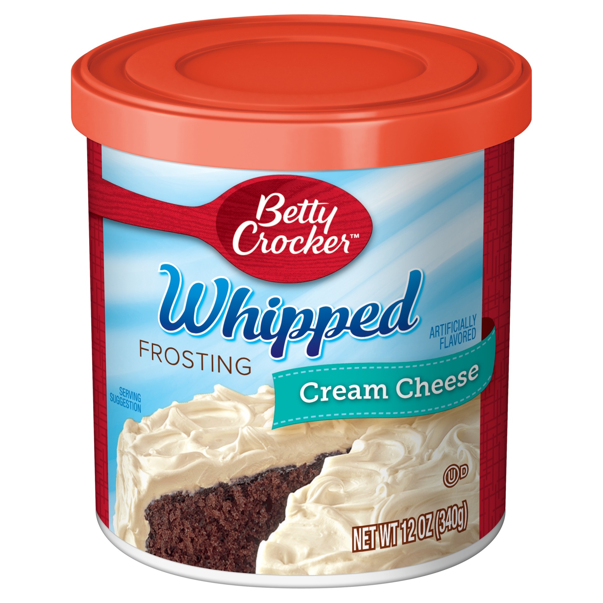 slide 1 of 4, Betty Crocker Whipped Cream Cheese Frosting, 12 oz