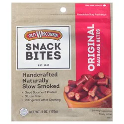 Old Wisconsin Original Sausage Snack Bites 6 oz. Pouch