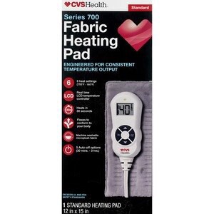 slide 1 of 1, CVS Health Series 700 Fabric Heating Pad, 1 ct