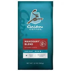 Caribou Coffee, Mahogany Dark Roast Whole Bean Coffee - 12oz Bag