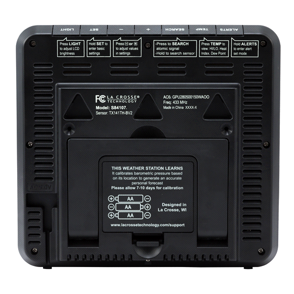 slide 4 of 29, Wireless Color Forecast Station with Moon Phase, 1 ct