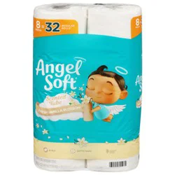 Angel Soft Fresh Mega Roll Vanilla Blossom 2-Ply Toilet Paper