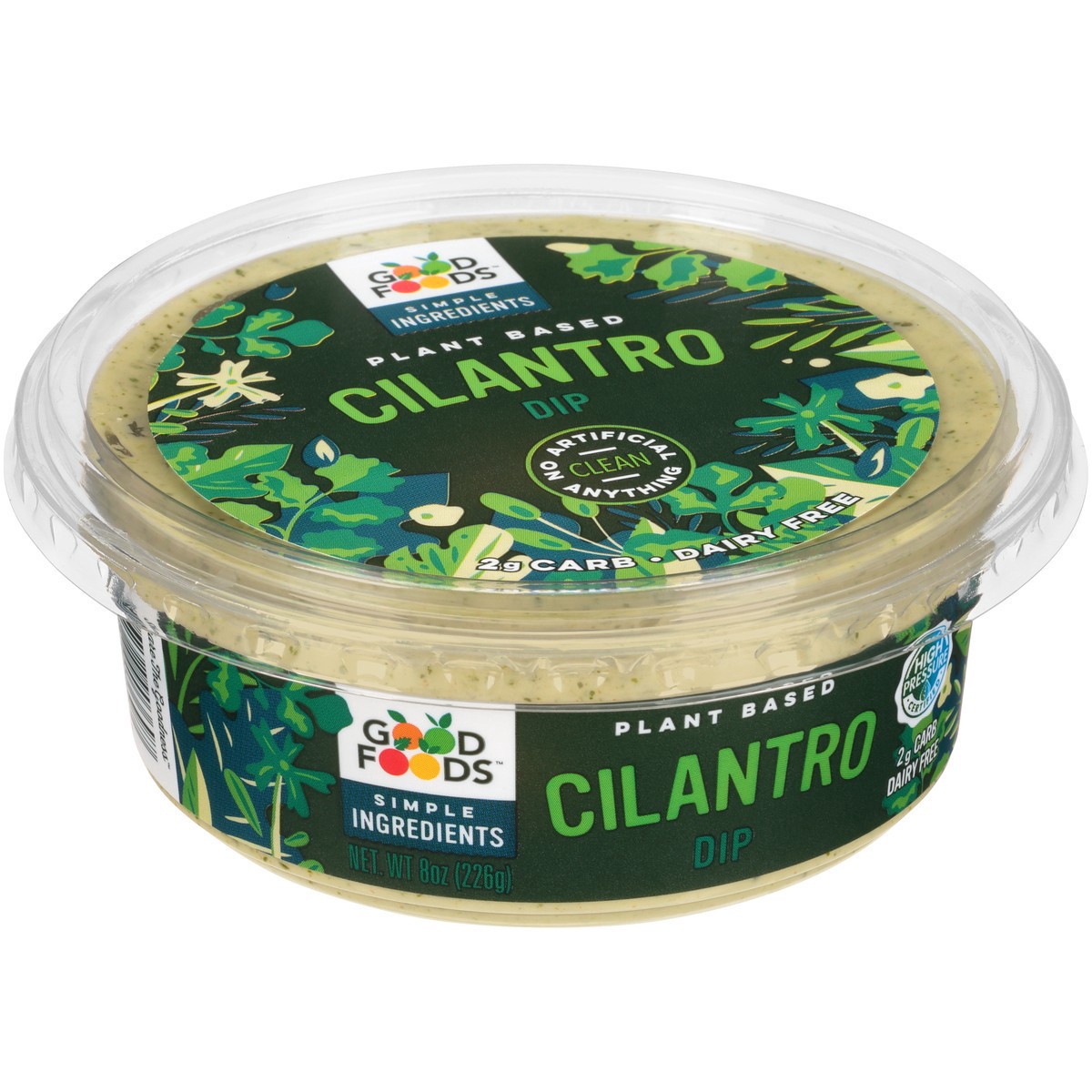 slide 5 of 13, Good Foods Plant Based Cilantro Dip 8 oz. Tub, 8 oz