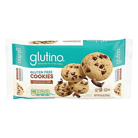 slide 1 of 1, Glutino Chocolate Chip Cookies - 8.6 Oz, 8.6 oz