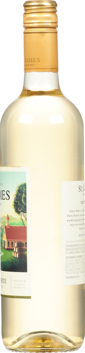 slide 6 of 12, St. James Winery Winery Velvet White Wine, 750 ml