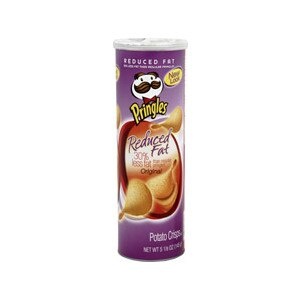 slide 1 of 1, Pringles Reduced Fat Original Potato Crisps, 5.12 oz