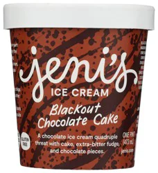 Jeni's Splendid Ice Cream Blackout Chocolate Cake Dairy Pint