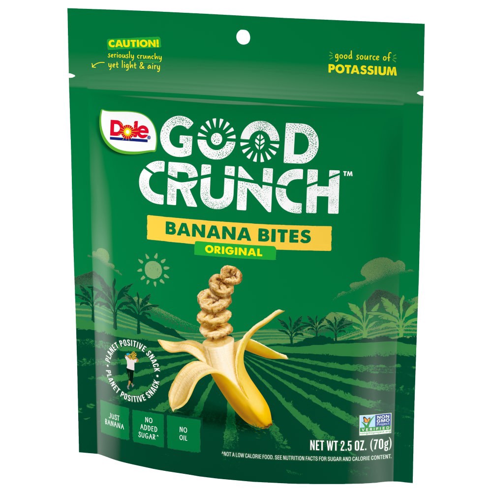slide 4 of 6, Dole Banana Bites, Original, 2.5 oz