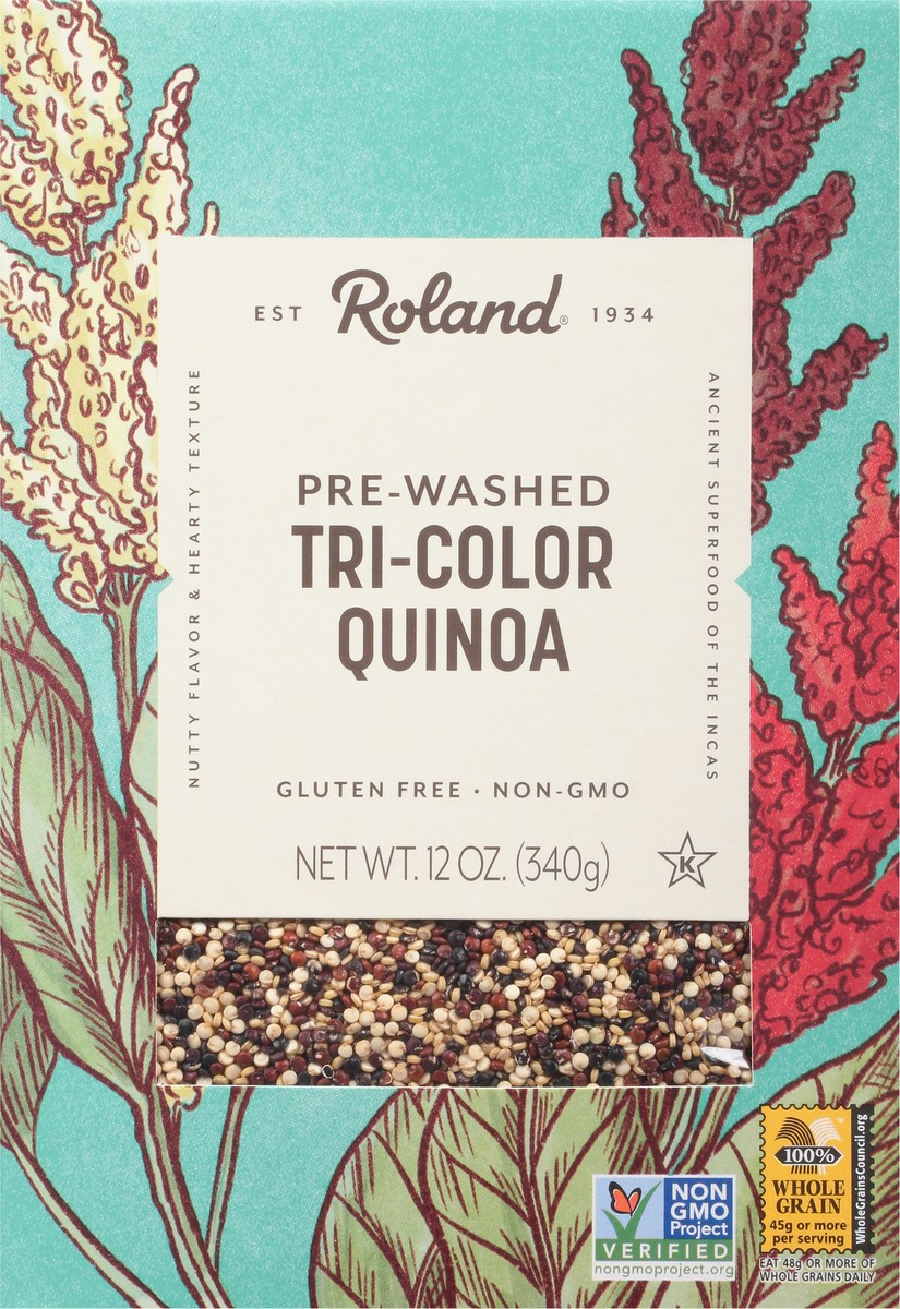 slide 7 of 12, Roland Pre-Washed Tri-Color Quinoa 12 oz, 12 oz