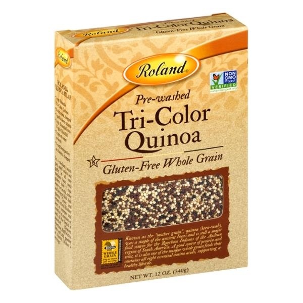 slide 1 of 1, Roland Pre-Washed Tri-Color Quinoa Gluten Free Whole Grain, 12 oz