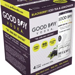 Good Boy Blackberry Iced Tea Vodka Cocktail
