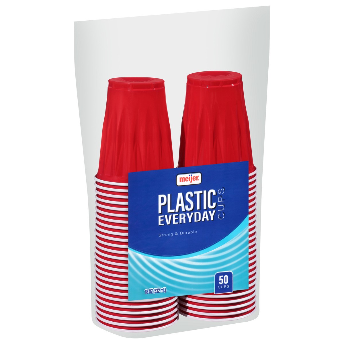 slide 2 of 9, Meijer Plastic Party Cup, 50 ct