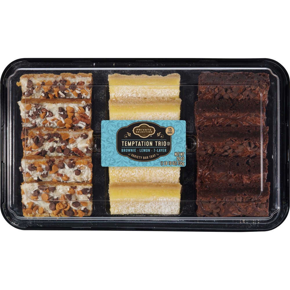 slide 1 of 2, Private Selection Temptation Trio Party Tray, 26 oz