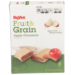 Hy-vee Apple Cinnamon Fruit & Grain Cereal Bars