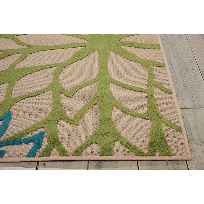 slide 3 of 7, Nourison Aloha Floral Burst 5'3 x 7'5'' Indoor/Outdoor Area Rug'', 1 ct