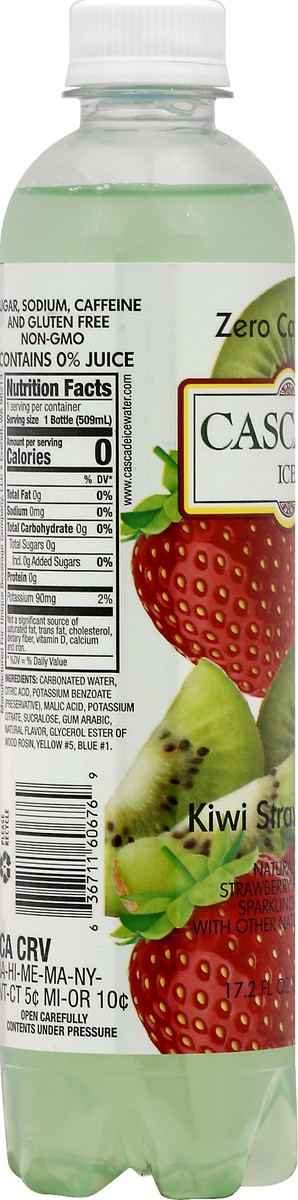 slide 4 of 10, Cascade Ice Sparkling Water Kiwi Strawberry - 17.2 fl oz, 17.2 oz