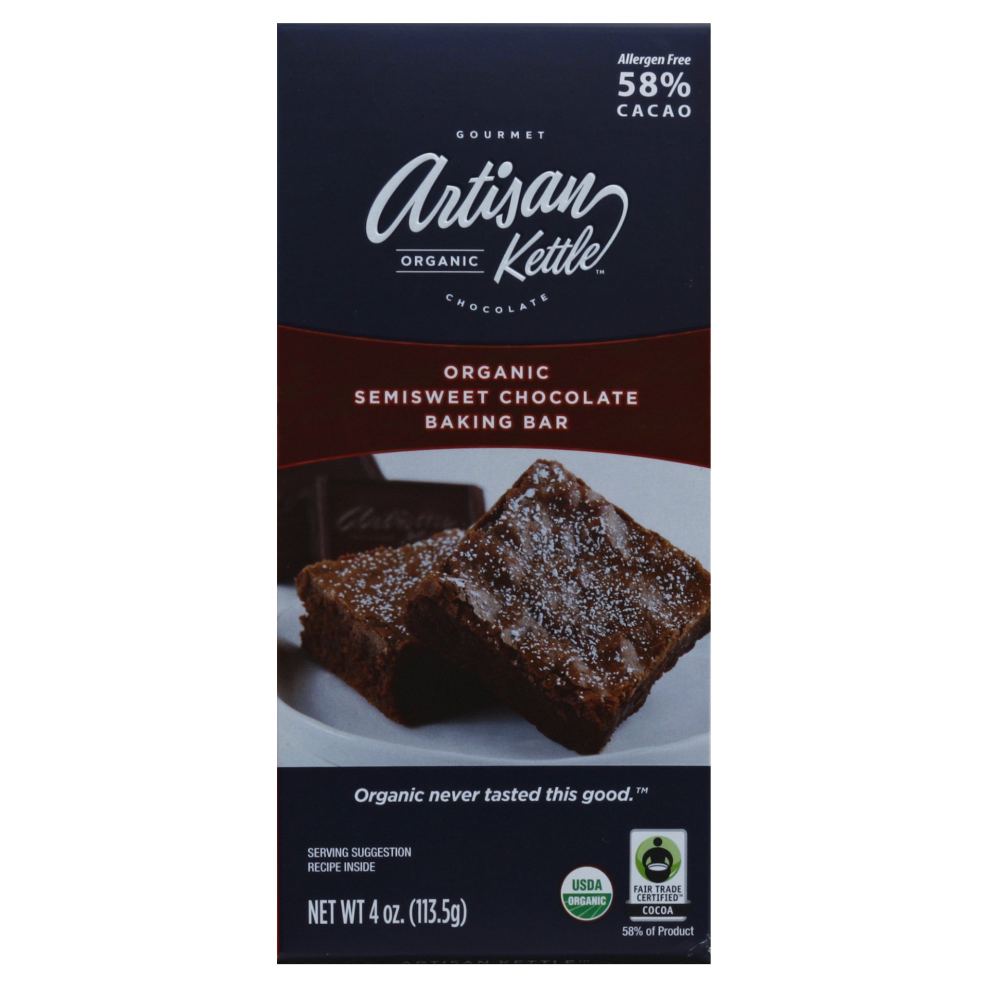 slide 1 of 4, Artisan Kettle Baking Bar 4 oz, 4 oz