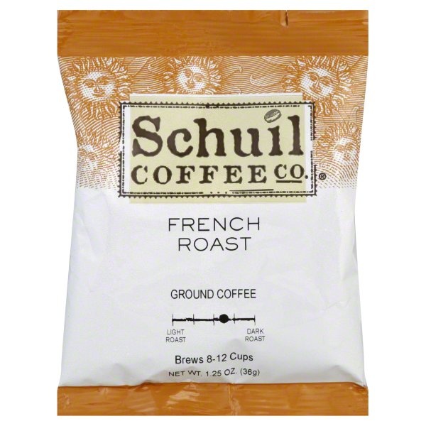 slide 1 of 1, Schuil Coffee Co. French Roast Ground Coffee - 1.25 oz, 1.25 oz