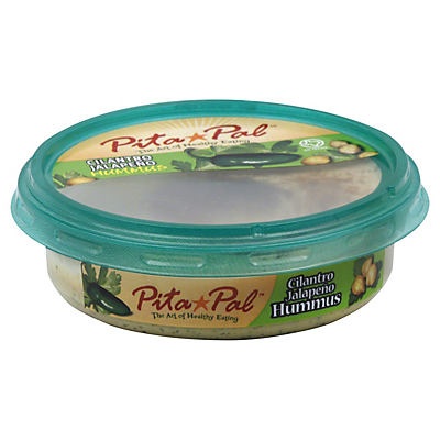 slide 1 of 1, Pita Pal Cilantro Jalapeno Hummus, 10 oz