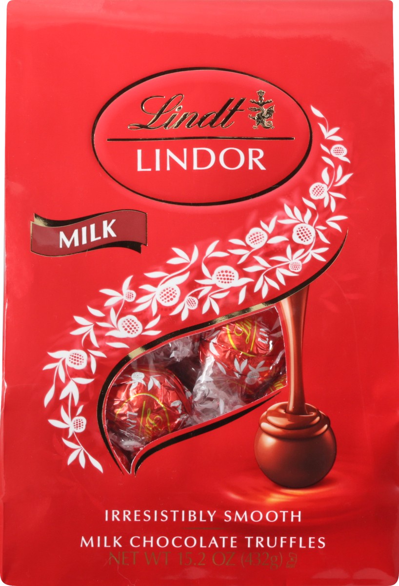 Lindt Lindor Milk Chocolate Candy Truffles - 15.2 Oz. : Target