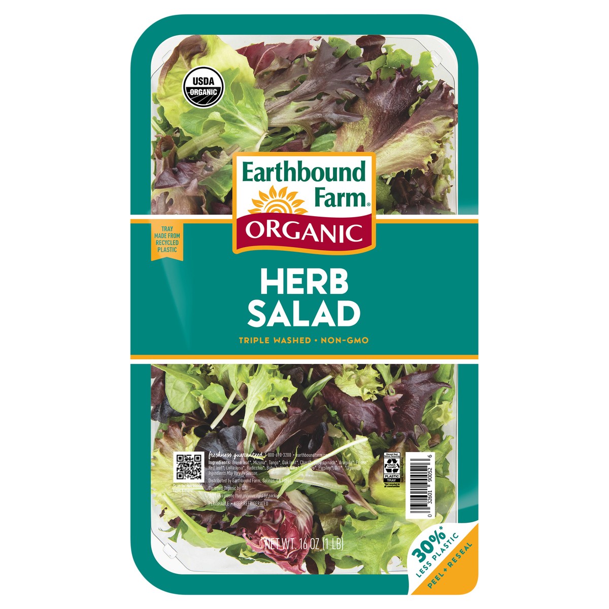 slide 6 of 7, Earthbound Farm Organic Herb Salad 16 oz, 16 oz