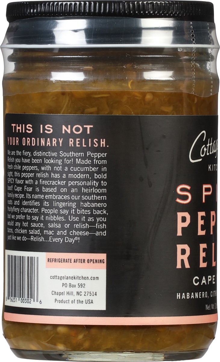 slide 9 of 13, Cottage Lane Kitchen Cape Fear Spicy Pepper Relish 12 oz, 12 oz