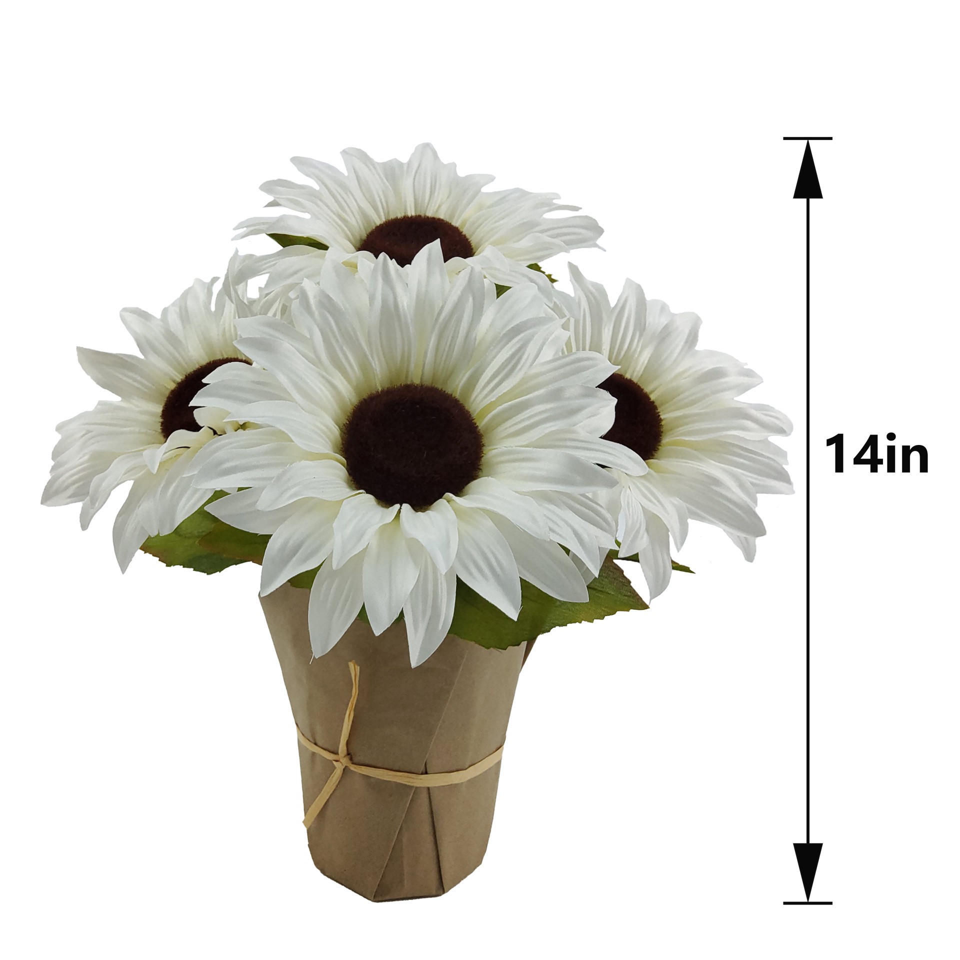 slide 2 of 3, 14" Potted Sunflower By Ashland, 12 in x 12 in x 14 in