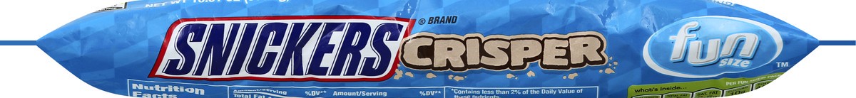 slide 4 of 8, Snickers, Crisper Fun Size Chocolate Candy Bars, 10.61 Oz, 10.61 oz