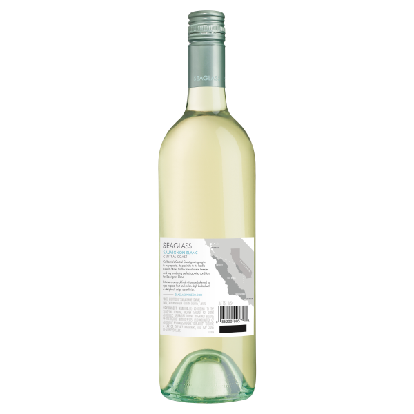slide 10 of 16, SEAGLASS Sauvignon Blanc White Wine, 750mL Wine Bottle, 13.4% ABV, 750 ml